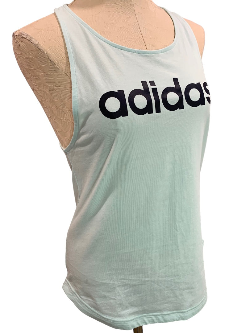 Small Adidas Women's New Ice Mint Tank Top HD1683 Racerback