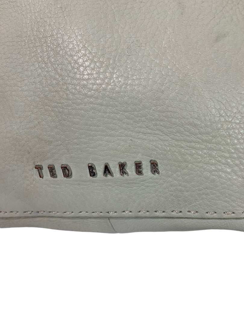 Ted Baker Hickory Stab Stitch Mint Green Leather Bag Rough Condition