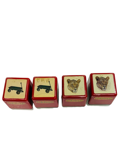 Wild Planet Inklings 2005 Sealed Stampers Lot of 4 Wagon (2) Lion (2)