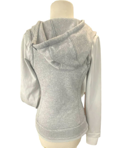 Small Mondetta Angle Zip Hoodie Thumb Holes