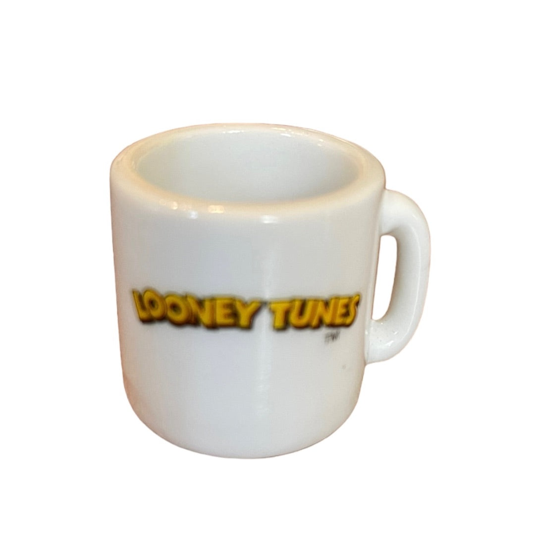 2003 WB Warners Brothers Looney Tunes Mini Mug 1.25" Tweety Flowers