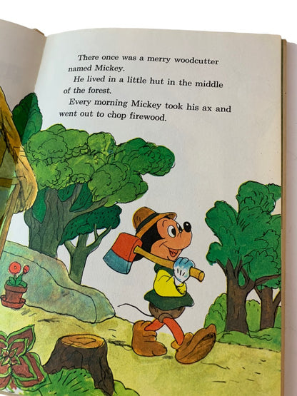 Walt Disney Productions 1975 Mickey and the Magic Cloak  Wonderful World of Reading Book