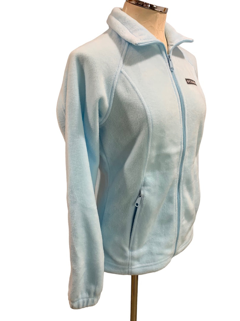 Small Columbia Sawyer Rapids 2.0 Fleece Women's Full Zip Powder Blu Jacket New