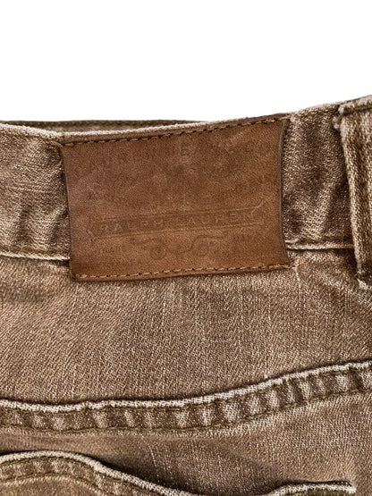 16W Brown Lauren Jeans Co. Straight Leg Jeans Ralph Lauren