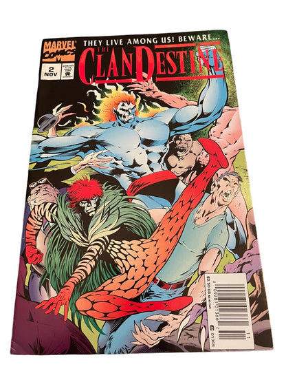 Clandestine #2 Marvel Comics Adam Destine, Modok, Silver Surfer 1994