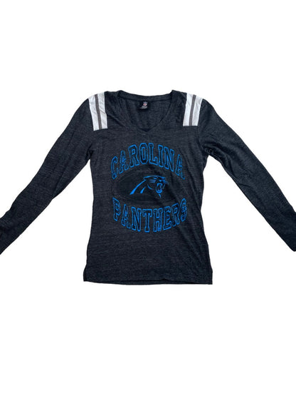 Medium NFL Carolina Panthers Team Apparel Long Sleeve V-Neck