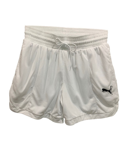 Small Puma Women's New White Foundation Shorts 539945 02 Pull On