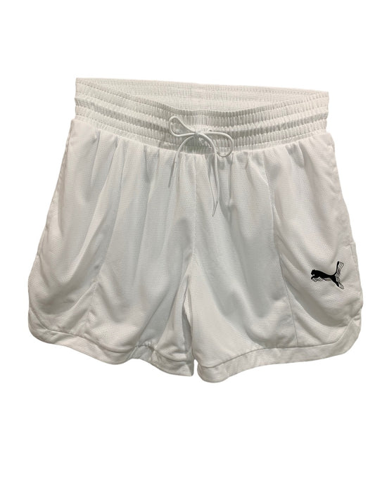 Small Puma Women's New White Foundation Shorts 539945 02 Pull On