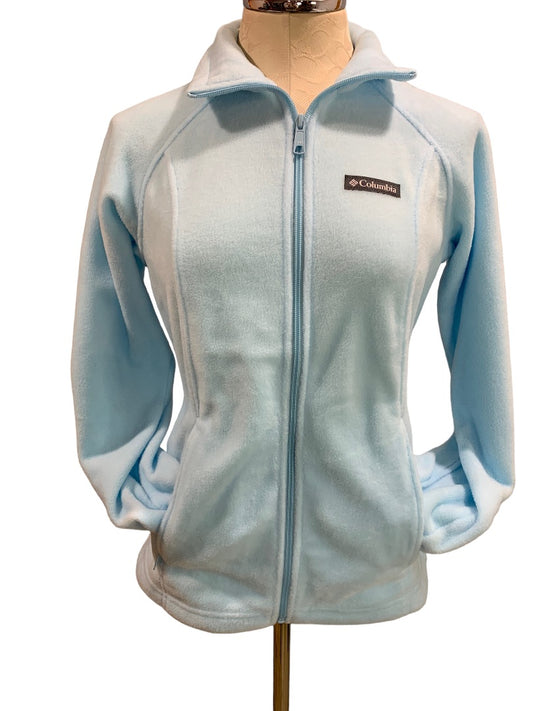 Small Columbia Sawyer Rapids 2.0 Fleece Women's Full Zip Powder Blu Jacket New