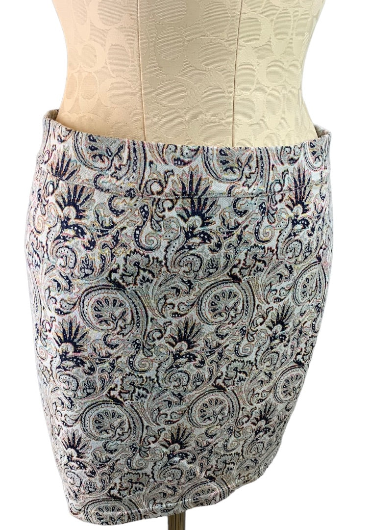 Medium Free People Seasons In Paisley Women's Pull On Stretch Mini Skirt