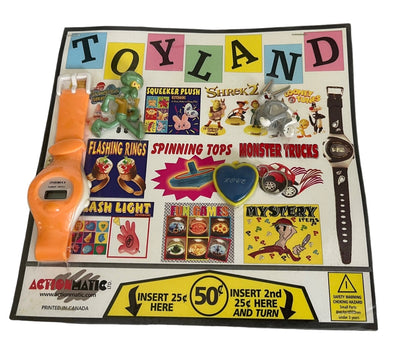 Toyland Actionmatic LTD Printed in Canada Toys Prize Card