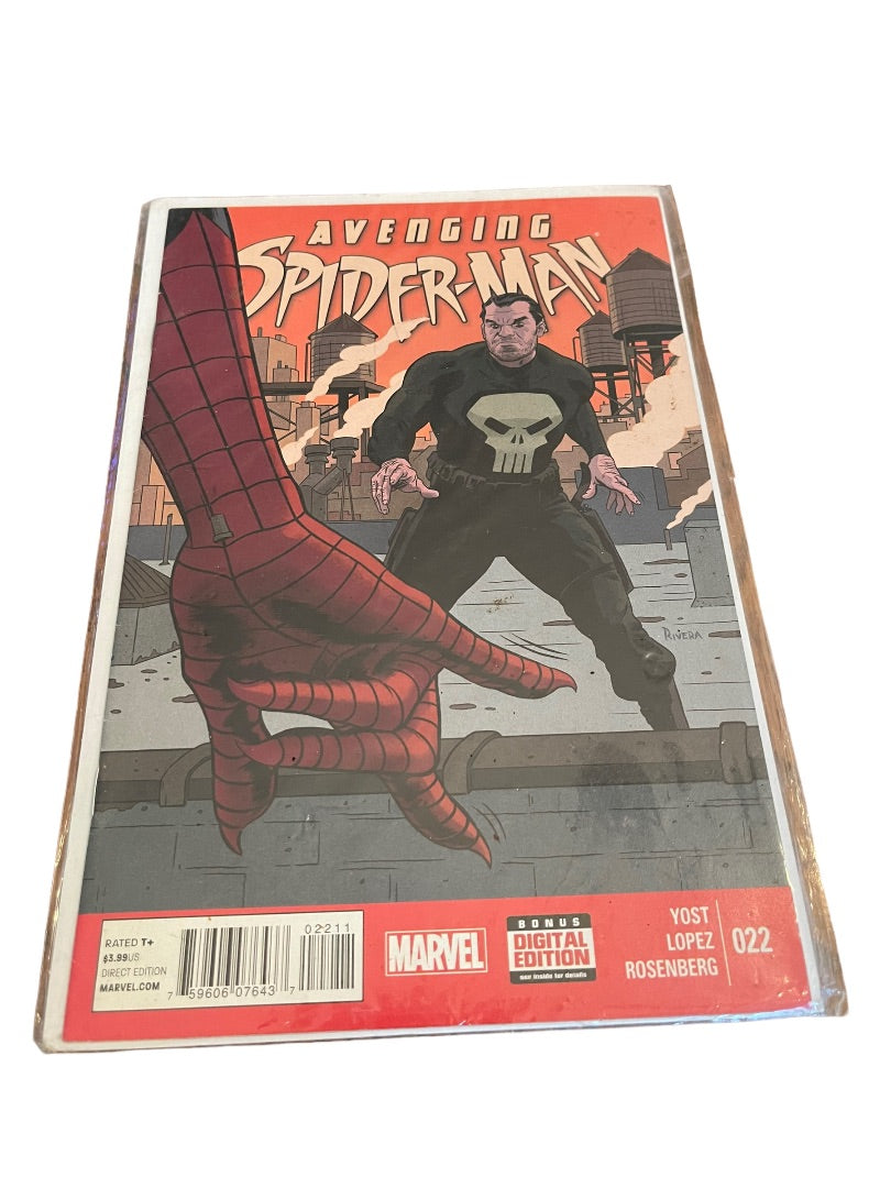 Marvel Avenging Spider-Man #22 & #23 Yost Lopez Rosenberg Checchetto