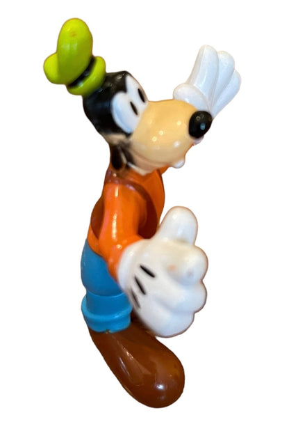 Disney Goofy 2013 Mattel 3"  Vinyl Figure Figurine Sit Stand Hinged