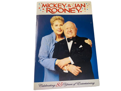 Mickey & Jan Rooney Program and Signed Photo Celebrating 85 of Entertaining