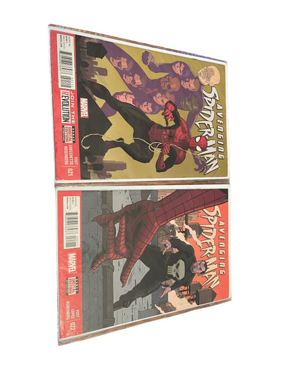 Marvel Avenging Spider-Man #22 & #23 Yost Lopez Rosenberg Checchetto