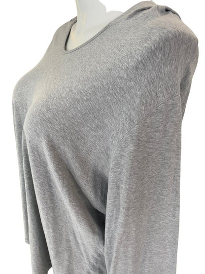 22/24 Cacique Light Weight Gray Hoodie Cozy Sleepwear Loungewear