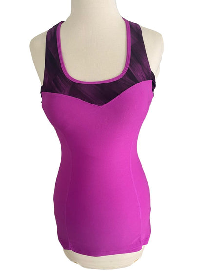 Small MPG Sport Purple Athletic Tank Top