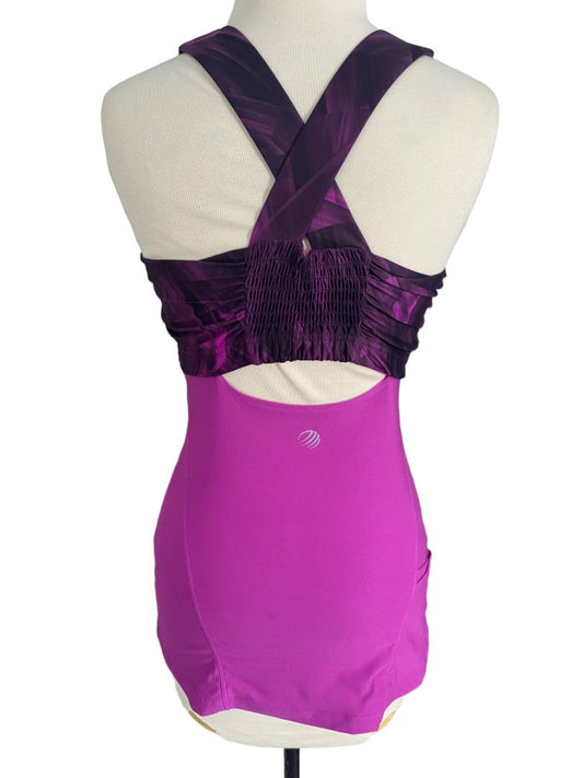 Small MPG Sport Purple Athletic Tank Top