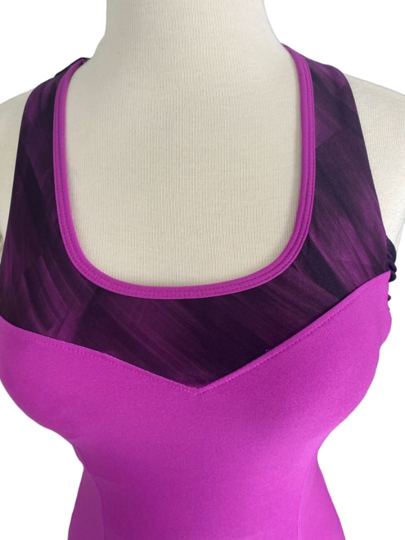 Small MPG Sport Purple Athletic Tank Top