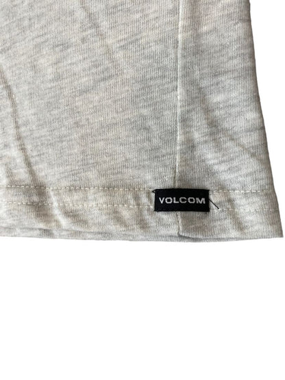 NWT Small Volcom Lt Gray Graphic Logo T-shirt