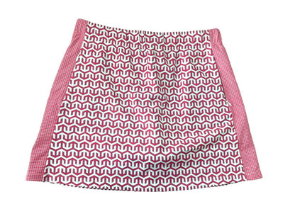 M J. McLaughlin Pink Patterned Golf Tennis Skirt Skort A-Line