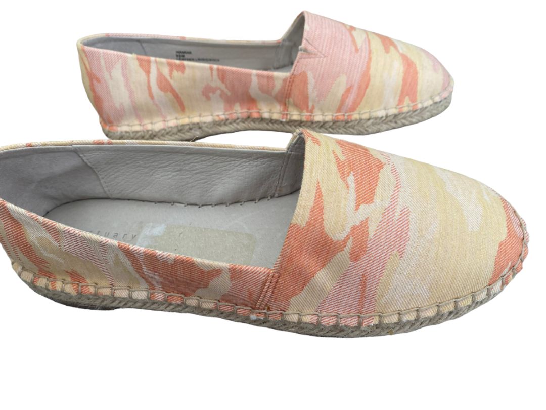 7.5 Sanctuary Havana Camo Peach Pink Espadrilles flats NWOB