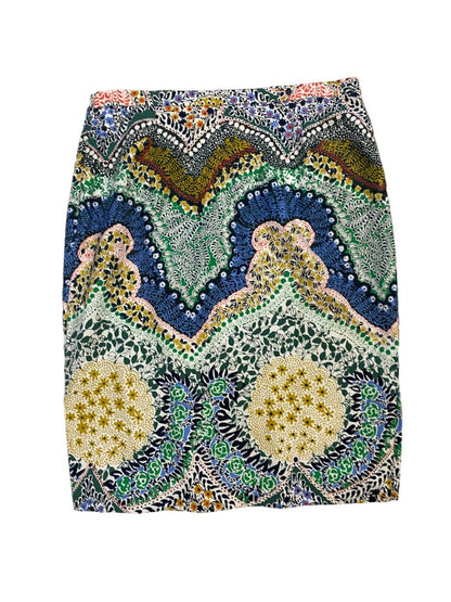 16 Moulinette Soeurs Anthro Floral Bright Straight Skirt