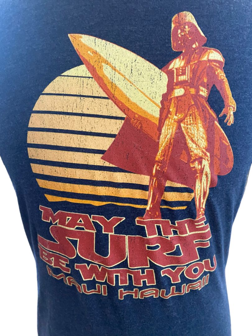 Star Wars Darth Vader “May The Surf Be With You” Maui, Hawaii Shirt