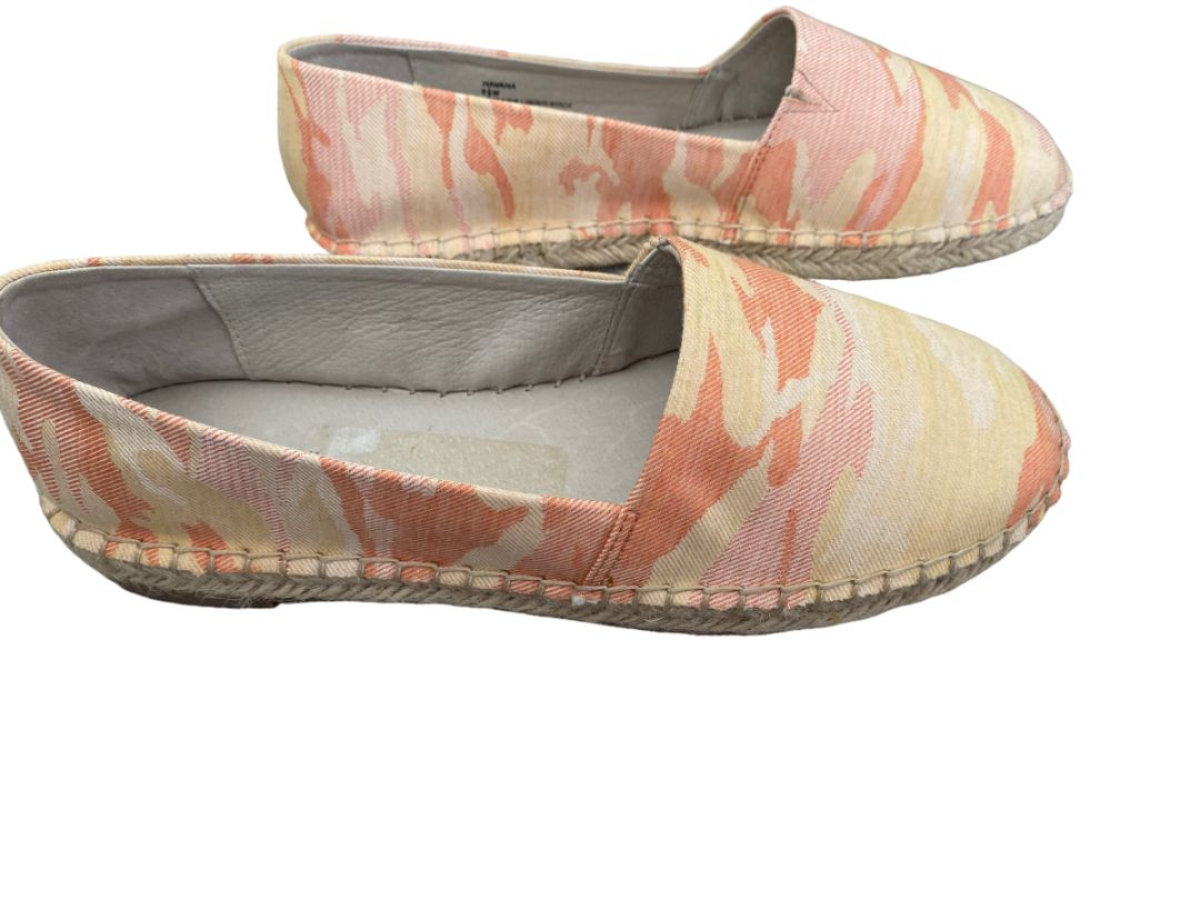 7.5 Sanctuary Havana Camo Peach Pink Espadrilles flats NWOB