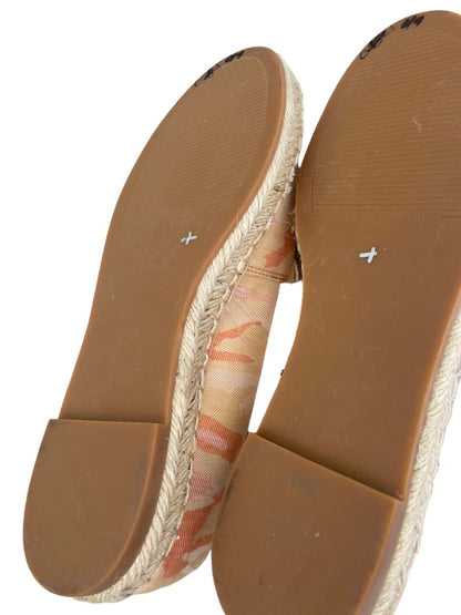 7.5 Sanctuary Havana Camo Peach Pink Espadrilles flats NWOB