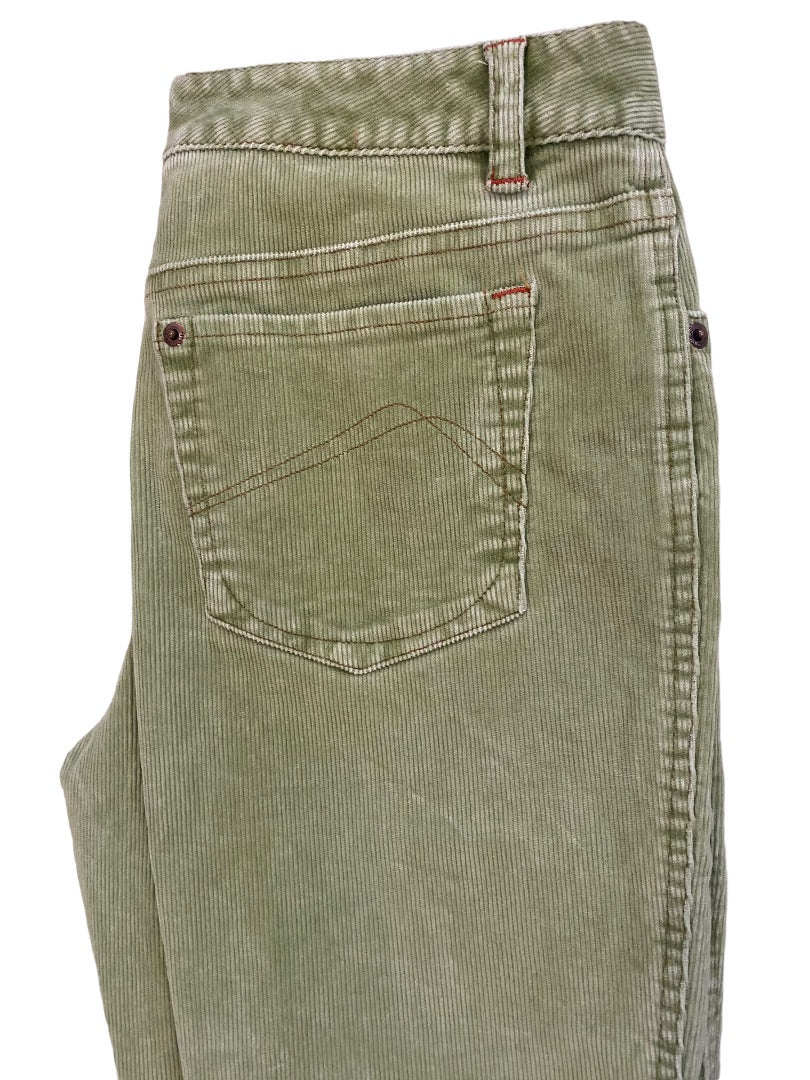 4 Sigrid Olsen Sage Green Corduroy Pants