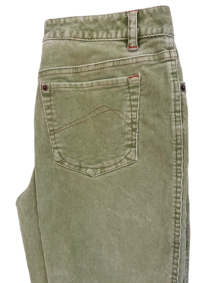 4 Sigrid Olsen Sage Green Corduroy Pants