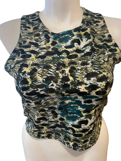 1X Kinesis Animal Print Full Coverage Sports Bra NWT