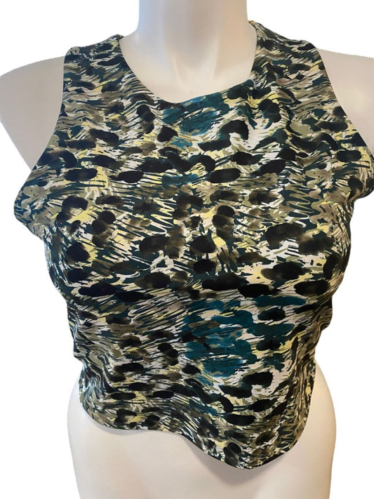 1X Kinesis Animal Print Full Coverage Sports Bra NWT