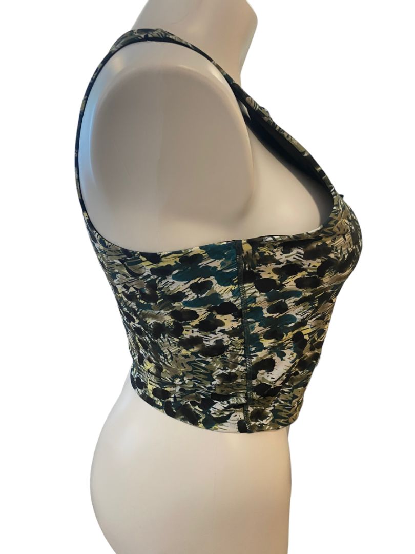 1X Kinesis Animal Print Full Coverage Sports Bra NWT