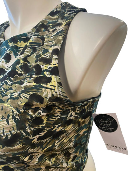 1X Kinesis Animal Print Full Coverage Sports Bra NWT