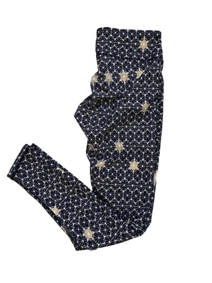 XS Fabletics Blue Star Pattern Leggings