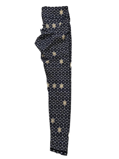 XS Fabletics Blue Star Pattern Leggings