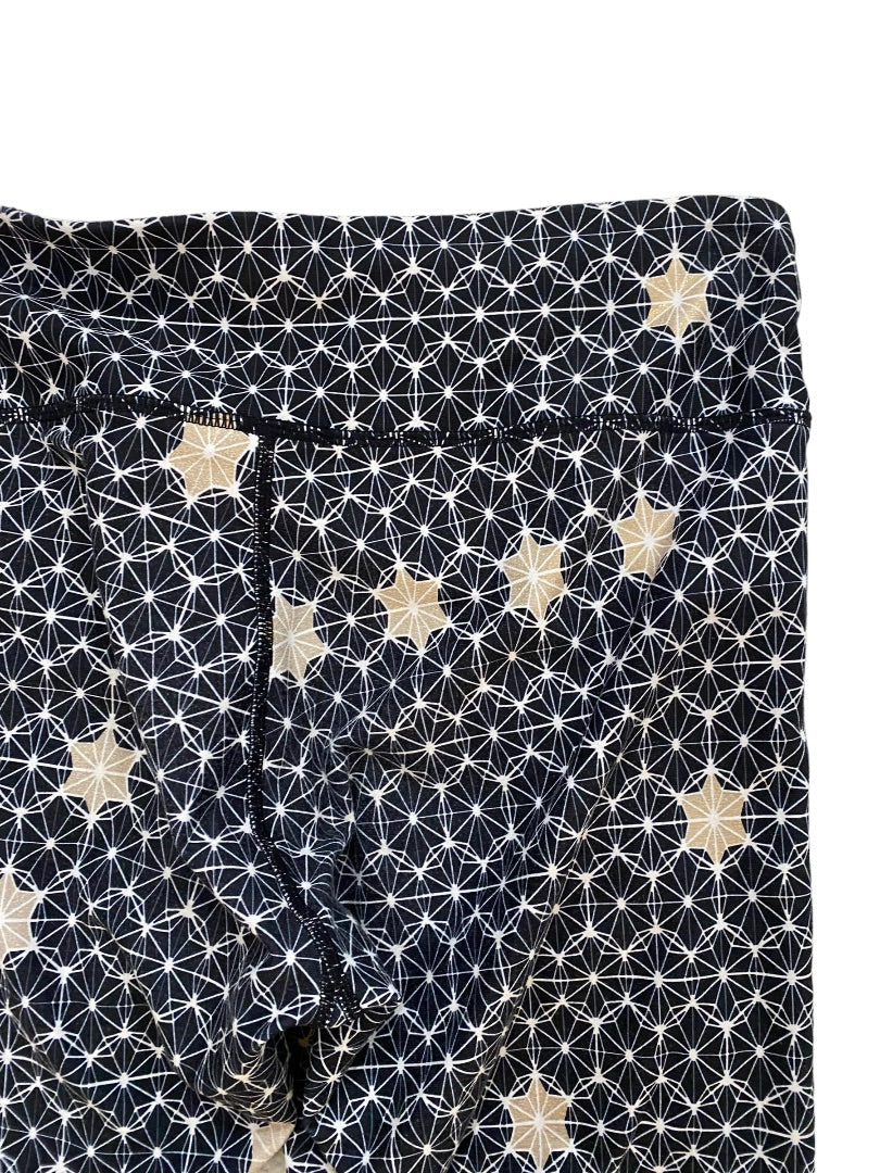 XS Fabletics Blue Star Pattern Leggings