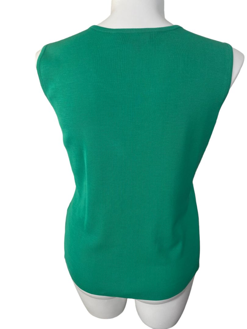 Large Ming Wang Scoop Neck Tank Knit Blouse Top