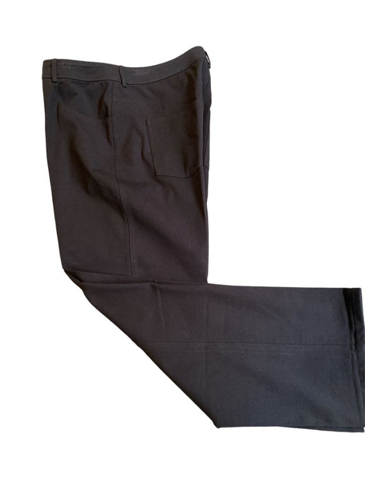 12 St. John Brown Straight Leg Dress Pants Pockets