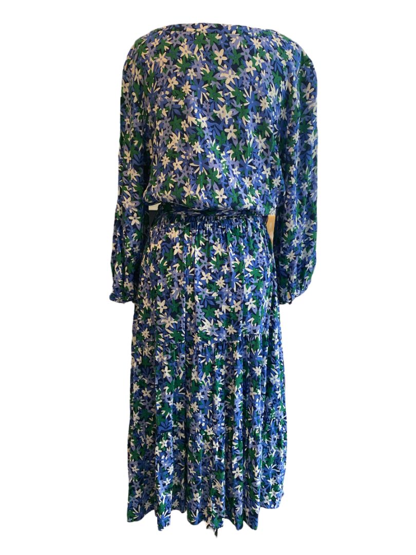 8 NWT Talbots Floral Long Sleeve Belted Dress