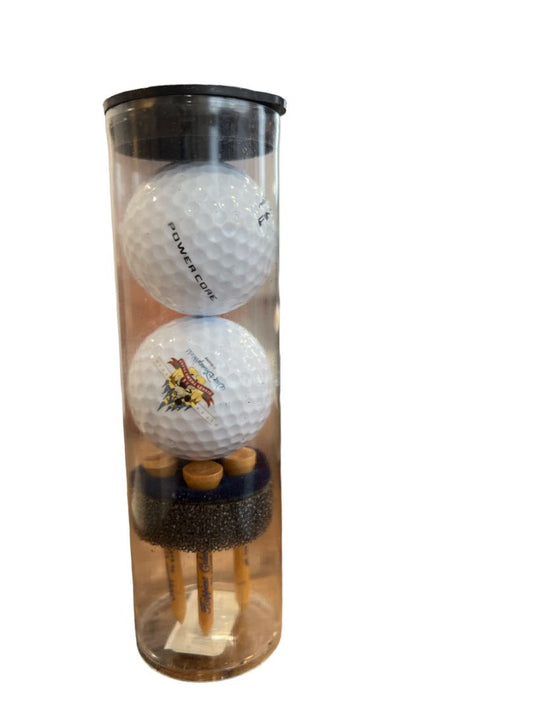 Walt Disney World Theme Parks 50 Years Logo Golf Ball Set With Tees