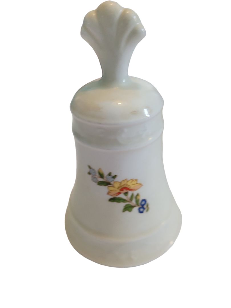 Aynsley “Cottage Garden” Danbury Mint Dinner Bell Fine English Bone China Butterfly