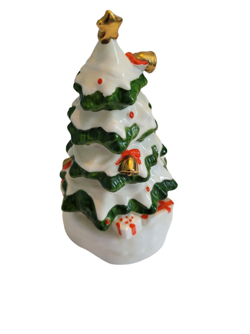 Ceramic Christmas Tree Hand Bell Dinner bell Taiwan