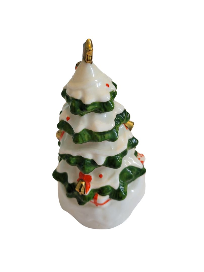 Ceramic Christmas Tree Hand Bell Dinner bell Taiwan