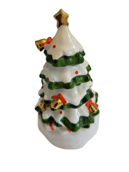 Ceramic Christmas Tree Hand Bell Dinner bell Taiwan