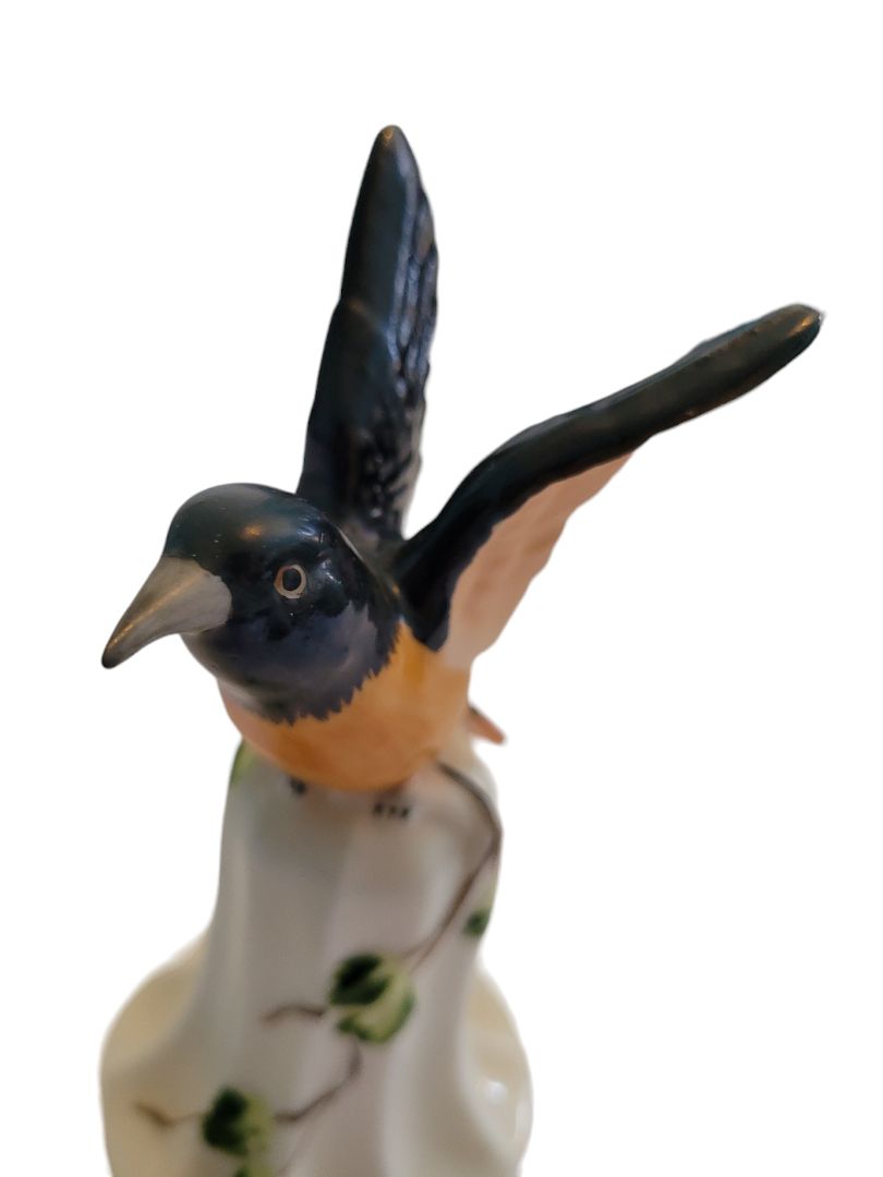 Ardalt Lenwile Bone China Bird Figurine Bell Orioles