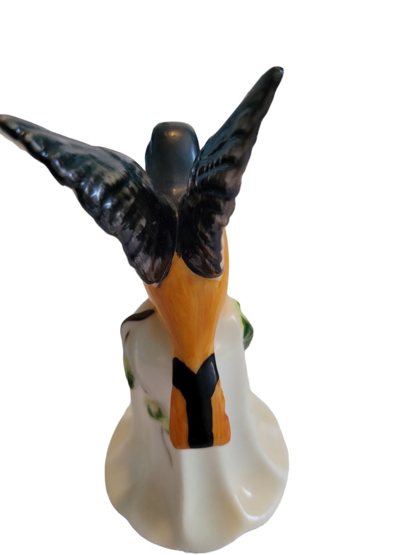 Ardalt Lenwile Bone China Bird Figurine Bell Orioles