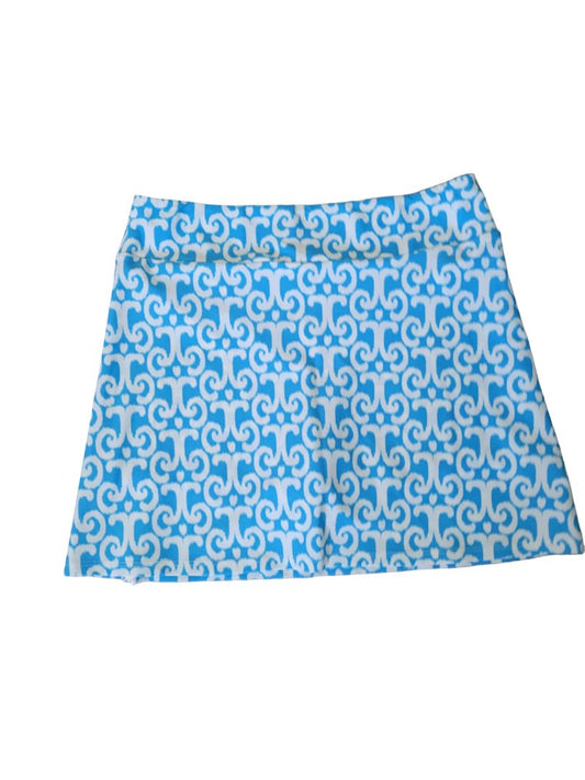 XS Jude Connally Blue White Golf Skort